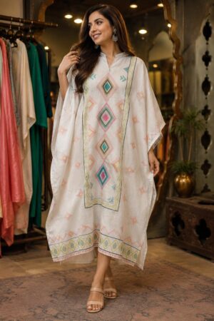Linen Suits Kaftan by Arainafabs